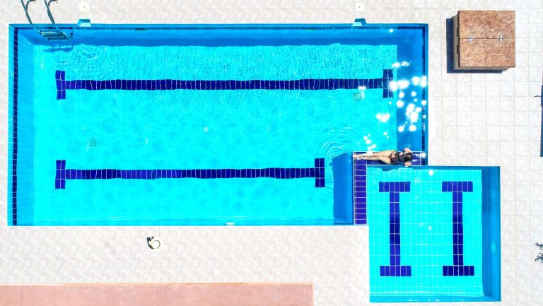 Villa 1 outside aspect from drone