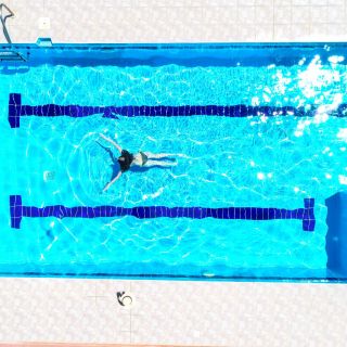 Villa 1 outside aspect from drone