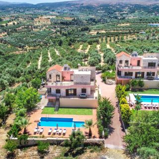 Villa aspect from drone